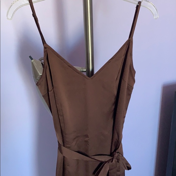 Satin slip dress - Picture 4 of 5